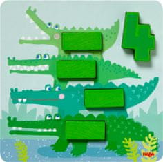 HABA Drevená hračka na učenie farieb a čísiel Divoké zvieratká