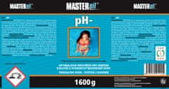 MASTERsil pH mínus do bazéna granulát 1,6 kg