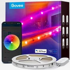 Govee WiFi Smart PRO LED pásik RGBIC, 5m - extra odolný