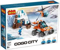 Cogo City stavebnica Těžaři na Severním pólu kompatibilná 378 dielov