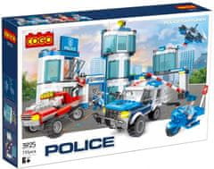 Cogo stavebnica Polícia - policejní honička kompatibilná 731 dielov