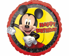 Amscan Fóliový balón 18" - Happy Birthday Mickey