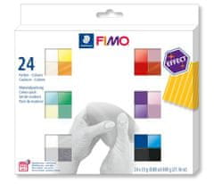 FIMO Efekt sada 24 farieb 25 g, 8013 C24-1