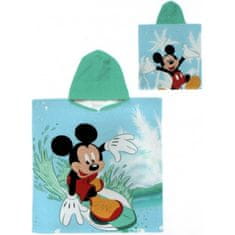 Himatsingka Europe Chlapčenské plážové pončo - osuška s kapucňou Disney - Mickey Mouse
