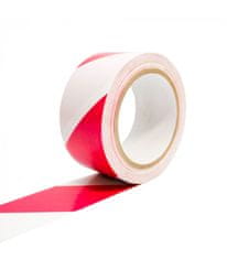 protismyku Farebná vyznačovacia podlahová značkovacia páska 50 mm x 33 m - Červeno-biela