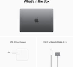 Apple MacBook Air 13, M2 8-core, 16GB, 256GB, 8-core GPU, vesmírně šedá (M2, 2022) (z15s0059m)