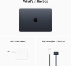 Apple MacBook Air 13, M2 8-core, 16GB, 1TB, 8-core GPU, temně atramentová (M2, 2022) (Z160000NB)