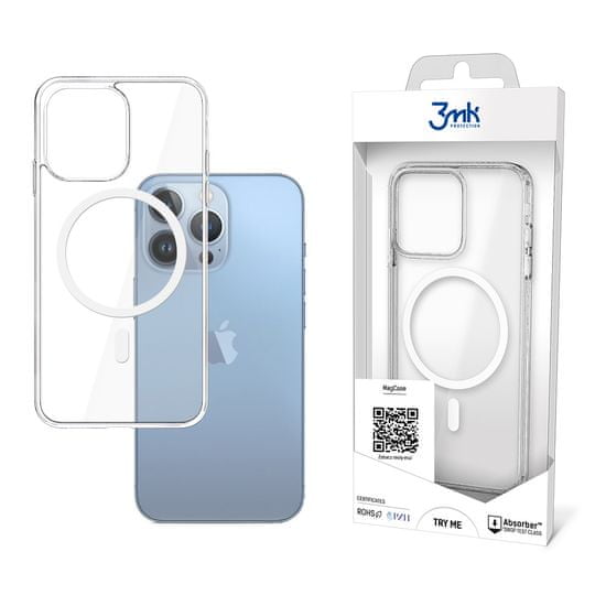3MK Mag Case puzdro pre Apple iPhone 13 Pro - Transparentná KP20211