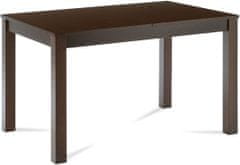 Autronic Jedálenský stôl rozkladacia 120+30x80x75 cm, farba orech BT-6930 WAL