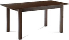 Autronic Jedálenský stôl rozkladacia 120+30x80x75 cm, farba orech BT-6930 WAL