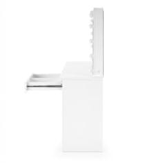 Halmar Toaletný stolík Hollywood, biela