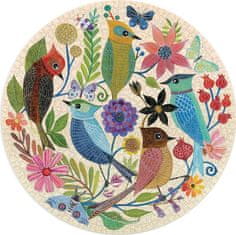 Galison Okrúhle puzzle Kruh vtáčích priateľov 1000 dielikov