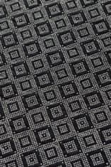 Conceptum Hypnose Oválny koberec Black Marble 60x90 cm čierny
