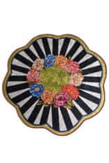 Conceptum Hypnose Okrúhly koberec Loan 100 cm viacfarebný