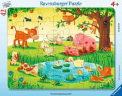Ravensburger Puzzle Zvieratká pri rybníku 42 dielikov