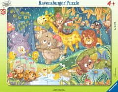 Ravensburger Puzzle Zvieratá z džungle 48 dielikov