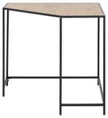Design Scandinavia Pracovný stôl Seaford, 85 cm, divoký dub