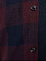 Jack&Jones Plus Pánska košeľa JJEGINGHAM Loose Fit 12183107 Port Royale (Veľkosť 3XL)