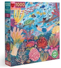 eeBoo Štvorcové puzzle Koralový útes 1000 dielikov