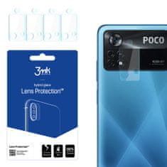 3MK 4x Sklo na kameru 3mk pre Xiaomi Poco X4 Pro 5G - Transparentná KP20543