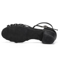 Burtan Dance Shoes Topánky na latinskoamerický tanec Havana, čierna 3,5 cm, 39