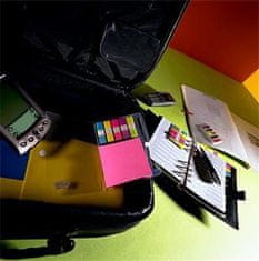 3M Samolepiace záložky so zásobníkom, mix farieb, 12 x 43 mm, 5x 20 listov, tvar šípky, 7000038078