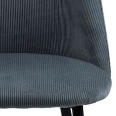 Design Scandinavia Jedálenská stolička Ines (SET 4 ks), šedá