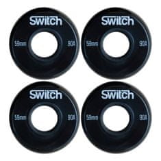 Switch Boards 4 kusov čiernych koliesok pre agresívne kolieskové korčule 59 x 24 mm 90A