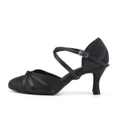 Burtan Dance Shoes Štandardné tanečné topánky Vienna - čierne 7,5 cm, 40