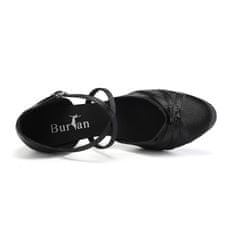 Burtan Dance Shoes Štandardné tanečné topánky Vienna - čierne 7,5 cm, 40