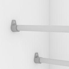 IDEA nábytok Botník so zrkadlom 305397 biely