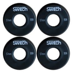 Switch Boards 4 kusov čiernych koliesok pre agresívne kolieskové korčule 57 x 24 mm 90A