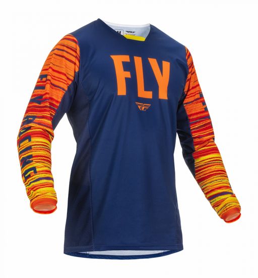 Fly Racing dres KINETIC WAWE žlto-modro-oranžový