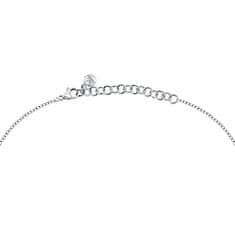 Morellato Trblietavý oceľový náhrdelník s kryštálmi Bagliori SAVO04