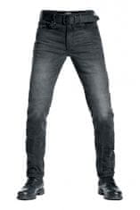 nohavice jeans ROBBY COR 01 washed čierne 31