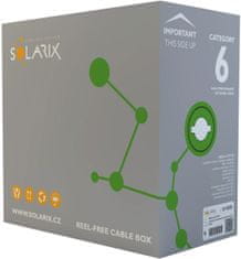 Solarix instalační kábel CAT6 UTP PVC E 305m/box SXKD-6-UTP-PVC