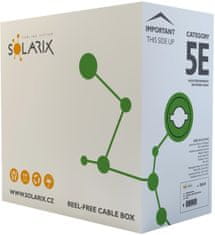 Solarix instalační kábel CAT5E UTP PVC E 305m/box SXKD-5E-UTP-PVC