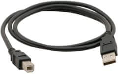 C-Tech kábel USB A-B 3m 2.0, čierna