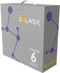 Solarix instalační kábel CAT6 UTP LSOH Dca s2 d2 a1 100m/box