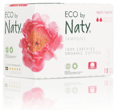 Naty Nature Babycare Dámske ECO tampóny - regular (18 ks)