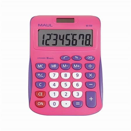 MAUL Kalkulačka "MJ 550", ružová-fialová, stolná, 8 číslic, 7263422