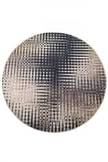 Conceptum Hypnose Okrúhly koberec Fusion 140 cm béžový/čierny
