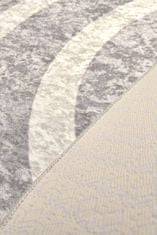 Conceptum Hypnose Okrúhly koberec Silver 140 cm sivý