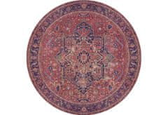 Conceptum Hypnose Okrúhly koberec Blues Chenille 150 cm červený