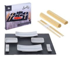EXCELLENT Sushi set porcelán / bridlica / bambus sada 11ks