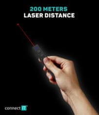 Connect IT laserové ukazovátko (AAA batérie), CLP-2050-BK, čierne