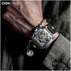Ciga Design Náramkové hodinky Aircraft Carrier Black