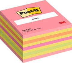3M Samolepiaci bloček "Lollipop pink", mix farieb, 76 x 76 mm, 450 listov, 7100200378