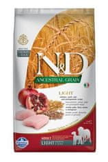 N&D N & D LG DOG Light M / L Chicken & Pomegranate 2,5kg