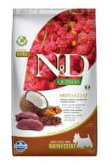 N & D Quinoa DOG Skin & Coat Venison & Coconut Mini 800g